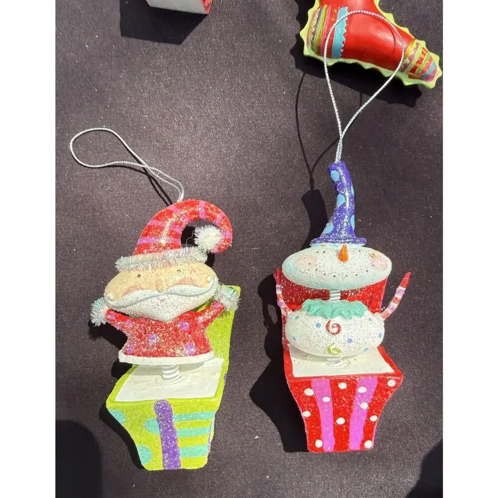 Dept 56 Whimsical Christmas ornament Bobble Springy Rare! -Lo10